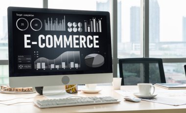 E-ticaret veri yazılımı çevrimiçi perakende şirketine satış analizi için mod gösterge tablosu sağlar