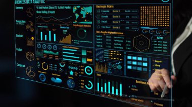 Modern dijital işletmelerde veri analizi ve gerçek zamanlı analitik, öngörü veri modellemesi, iş zekası analizleri ve veri odaklı karar verme stratejisi. Thunk