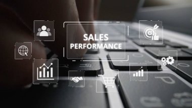 Sayısal satış performans gösterge paneli satış performans ölçümlerini, performans eğilimlerini, satış performans analizlerini ve iş bağlamında satış artışını gösteriyor. Muxer