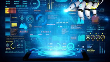 Yapay zeka, veri analizlerini öngörü modelleri, akıllı gösterge panelleri ve veri odaklı iş kararları için sanal asistan içgörüleri ile yürütüyor..