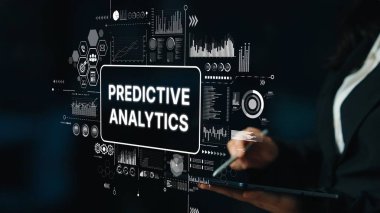 İş zekası ve karar verme konusunda arka planda veri görselleştirmesi olan öngörücü analitiklere odaklanmak. Asemptotik akıllı veri analitiği.