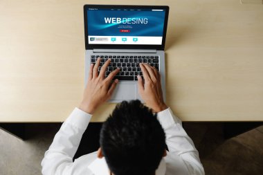 Web sitesi tasarım yazılımı çevrimiçi perakende ticaret ve e-ticaret için model şablonu sağlar