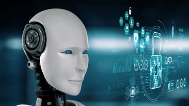 Yapay zeka, zeki tehdit tespiti, sanal asistan uyarıları ve yapay zeka sahibi dijital ihlallerle siber güvenliği güçlendirir. Çağ