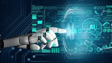 LLM Teknoloji, Büyük Veri, Makine Öğrenme, İş Desteği için Üretici AI, Geleceğin AI Teknolojisi ve Yapay Zeka Mühendisliği Asistan Beyin İşlemcisi. Thunk