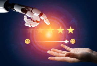 Yapay zeka, geri bildirimleri değerlendirerek, duyarlılığı tespit ederek, değerlendirmeler yaparak ve kullanıcı deneyimini ve hizmetini geliştirmeye yönelik eğilimleri saptayarak müşteri memnuniyetini analiz eder. Kefil