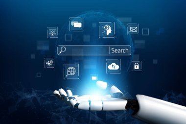 AI, çevrimiçi görünürlük ve pazarlama erişimini artırmak için akıllı anahtar araçlar, arama şablonu analizleri ve sanal asistanları ile SEO 'yu geliştirir. Kefil