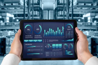 İş veri paneli, pazarlama stratejisi planlaması için iş zekası analizi sunar. Müşteri taleplerini analiz etmek ve iş dünyasının geleceğini önceden görmek için büyük veriler sunulur.