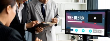 Web sitesi tasarım yazılımı çevrimiçi perakende ticaret ve e-ticaret için canlı şablon sağlıyor