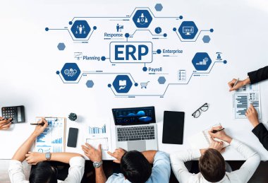 Profesyonel ekip, ERP sistemlerini kullanarak iş planlama ve yanıt stratejisine girdi, verimlilik ve büyüme için grafikler, grafikler ve teknolojiyi sundu. Dostluk