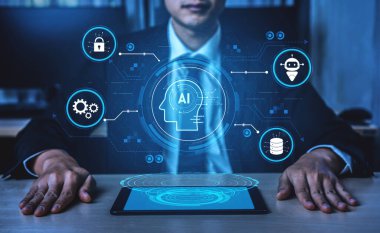 AI güvenlik ve veri ekosistemi ai, veri ve güvenliği otomasyon, koruma ve verimli dijital süreçler için birbirine bağlı bir sisteme entegre eder