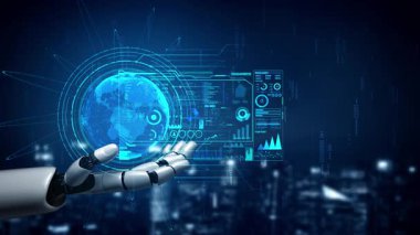 Yapay zeka, veri analizlerini öngörü modelleri, akıllı gösterge panelleri ve veri odaklı iş kararları için sanal asistan içgörüleri ile yürütüyor..