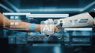 Fütüristik Arayüz Elementleri ve Veri Analitikleri ile Dijital Çevrede İnsan ve Yapay Zeka İşbirliği Gösterildi. Auvana