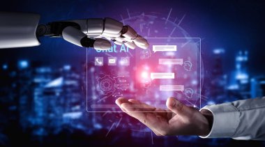 Sohbet robotu, iletişim ve yapay zeka desteğini tek bir akıllı konuşma platformuna dönüştürerek sohbet robotu arayüzünü geliştirir.