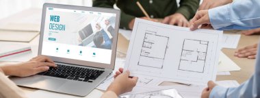 Web sitesi tasarım yazılımı çevrimiçi perakende ticaret ve e-ticaret için canlı şablon sağlıyor