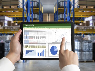 Spreadsheet document information financial startup concept. data and graphs in spreadsheet documents for online analysis project dashboard accounting digital snugly