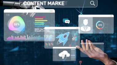 Veri gösterge panelleri, analitik çizelgeler ve içerik araçlarıyla içerik pazarlama arayüzü. Pazarlama başarısı içerik performansı, içerik planlaması ve pazarlama optimizasyonundan gelir. Muxer