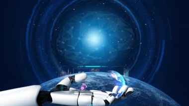 Yapay zeka destekli küresel ağ arayüzü, gerçek zamanlı veri etkileşimini, sanal asistan desteğini ve yapay zeka güdümlü internet iletişimini mümkün kılıyor. Thunk