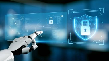 Yapay zeka tehdit tespiti, yapay zeka koruma katmanları ve sanal asistan uyarıları ile sanal güvenliği güçlendirir. Çekirdek