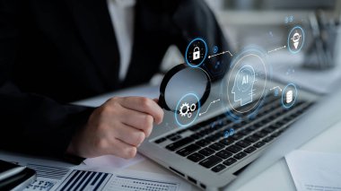 AI güvenlik ve veri ekosistemi ai, veri ve güvenliği otomasyon, koruma ve verimli dijital süreçler için birbirine bağlı bir sisteme entegre eder