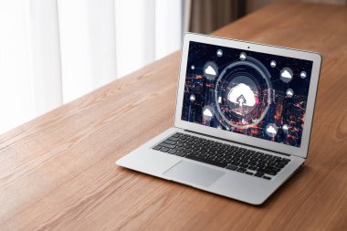 Mod uzak çalışma ve kişisel veri depolama için bulut hesaplama yazılımı