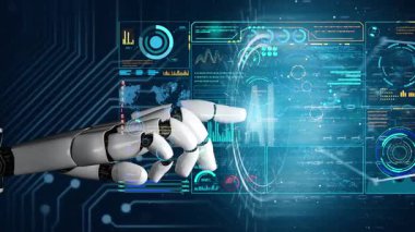 Yapay zeka, veri analizlerini öngörü modelleri, akıllı gösterge panelleri ve veri odaklı iş kararları için sanal asistan içgörüleri ile yürütüyor..