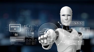 LLM Teknoloji, Büyük Veri, Makine Öğrenme, İş Desteği için Üretici AI, Geleceğin AI Teknolojisi ve Yapay Zeka Mühendisliği Asistan Beyin İşlemcisi. Çekirdek