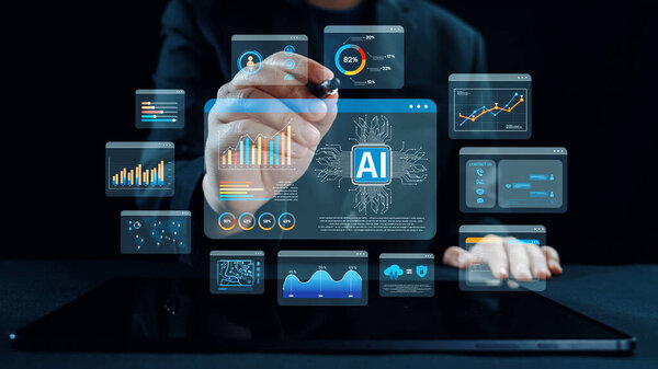 AI Assistant Brain Processor with LLM Technology, Big Data, Machine Learning, Generative AI for Business Support, Future Agentic AI Technology and Artificial Intelligence Prompt Engineering. Elide
