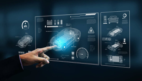 Техническая компоновка электромобиля с аккумуляторной системой, управлением питанием, тяговым двигателем, интерфейсом зарядки и интеграцией с возобновляемыми и интеллектуальными источниками энергии Vouch