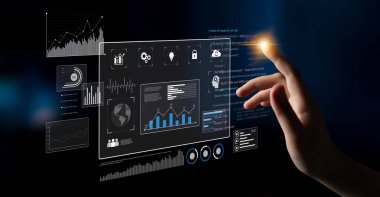 Veri paneli ve analiz sistemi merkezileştirilmiş grafikler, istatistikler ve izleme arayüzü Latch yoluyla iş, analitik ve veri içgörülerini destekler