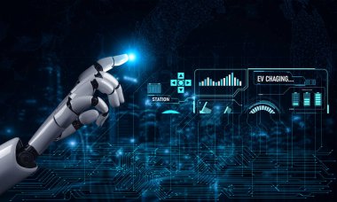 AI, batarya seviyelerini izleyerek, şarj yollarını optimize ederek ve kullanıcıları gelişmiş elektrikli araç deneyimi için yakınlardaki istasyonlara yönlendirerek EV şarj sistemlerini geliştirir.