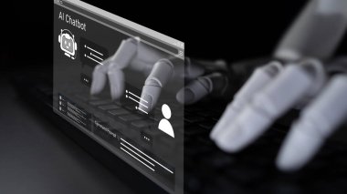 Yapay Zeka Asistanı Chatbot Prompt Mühendislik Tarafından Açıklanabilir Yapay Zeka Bilgileri ve Akıllı İş Desteği için LLM Derin Öğrenme Teknolojisi tarafından kontrol ediliyor. Latch