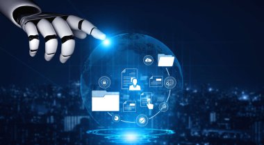 AI, güvenli dosya erişimi, kullanıcı denetimi ve verimli iş akışı ile dijital belge yönetimini destekler, yöneticilere ve takımlara dijital içeriği düzenleme ve korumada yardımcı olur