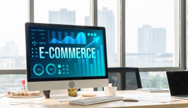 E-ticaret veri yazılımı çevrimiçi perakende şirketine satış analizi için mod gösterge tablosu sağlar