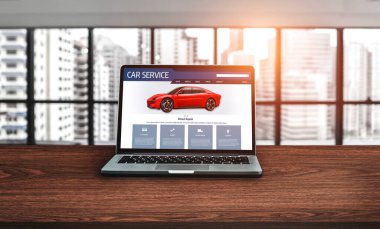Car service website for online booking repair automobile garage technology snugly