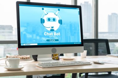 Müşteri sorularına otomatik olarak cevap veren mod çevrimiçi iş için Chatbot yazılım uygulaması