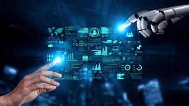 Yapay zeka, gerçek zamanlı dijital analitikler, sanal yardımcı araçlar ve küresel iletişim anlayışları için yapay zeka ile ağ bağlantısı görselleştirmesini geliştirir. Thunk