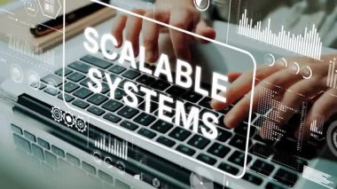 Modern Teknoloji 'de Ölçeklenebilir Sistemler ve Dijital Arayüzler Üzerine Odaklanan Veri Analizi. Asemptotik akıllı veri analitiği.