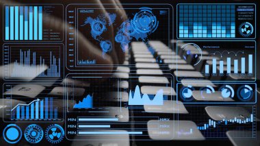 Modern dijital işletmelerde veri analizi ve gerçek zamanlı analitik, öngörü veri modellemesi, iş zekası analizleri ve veri odaklı karar verme stratejisi. Thunk