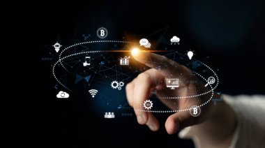 Dijital iş ekosistemi çoklu iş, ekosistem ve teknoloji elemanlarını kusursuz bir dijital ağ bağlantısında birleştiren