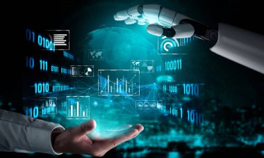 Yapay zeka, veri analizlerini öngörü modelleri, akıllı gösterge panelleri ve veri odaklı iş kararları için sanal asistan görüşleriyle yürütüyor. Kefil