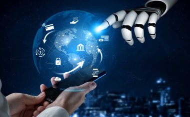 Yapay zeka dijital ödeme ağını yönetiyor, işlemleri doğruluyor, güvenliği arttırıyor ve bağlı platformlar aracılığıyla küresel finans transferlerini işliyor. Kefil