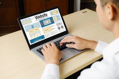 Web sitesi tasarım yazılımı çevrimiçi perakende ticaret ve e-ticaret için rahat bir şablon sağlar