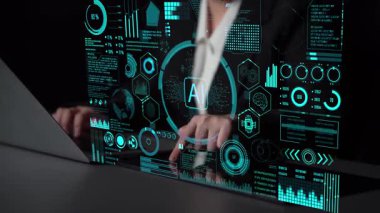 LLM Teknoloji, Büyük Veri, Makine Öğrenme, İş Desteği için Üretici AI, Geleceğin AI Teknolojisi ve Yapay Zeka Mühendisliği Asistan Beyin İşlemcisi. Thunk