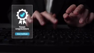 Ürün sertifikası, sertifikalı kalite güvencesi, onaylanmış ürün standartları, kalite uyumluluğu ve pazar güveni ve ürün güvenilirliği için iş sertifikası kilometre taşları. Muxer