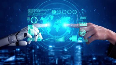 Yapay zeka, gerçek zamanlı dijital analitikler, sanal yardımcı araçlar ve küresel iletişim anlayışları için yapay zeka ile ağ bağlantısı görselleştirmesini geliştirir. Thunk