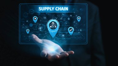 Veri odaklı lojistik, ulaşım ve dağıtım ile tedarik zinciri süreçleri. işlemleri güçlendirir. Tedarik zinciri verimliliği artırır. Tedarik zinciri lojistik ve teslimatı birleştirir. Elide