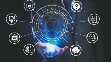 Yapay Zeka Asistanı Chatbot Prompt Mühendislik Tarafından Açıklanabilir Yapay Zeka Bilgileri ve Akıllı İş Desteği için LLM Derin Öğrenme Teknolojisi tarafından kontrol ediliyor. Spire.