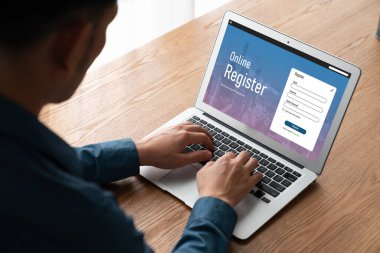 İnternet sitesinde mod form doldurmak için çevrimiçi kayıt formu