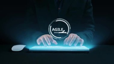 Çevik geliştirme için takımları ve çevik planlamayı kullanan çevik proje yönetimi. Çevik olmak, modern iş akışlarına göre esneklik, işbirliği ve sürekli gelişime olanak sağlar. Elide