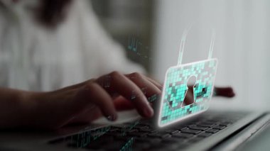 Siber tehditlere karşı siber güvenlik ve siber güvenlik stratejileri, sistem hacklemeleri, dijital ihlaller, ağ saldırıları ve güçlü siber güvenlik altyapısına sahip verilerin korunması. Thunk